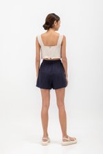 MINA RAW HEM CROP TOP