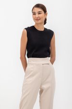 AMIE CAP SLEEVE KNIT TOP