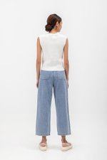 AMIE CAP SLEEVE KNIT TOP