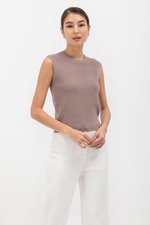 AMIE CAP SLEEVE KNIT TOP