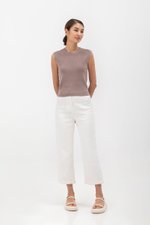 AMIE CAP SLEEVE KNIT TOP