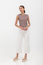 AMIE CAP SLEEVE KNIT TOP