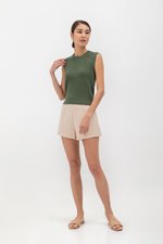 AMIE CAP SLEEVE KNIT TOP