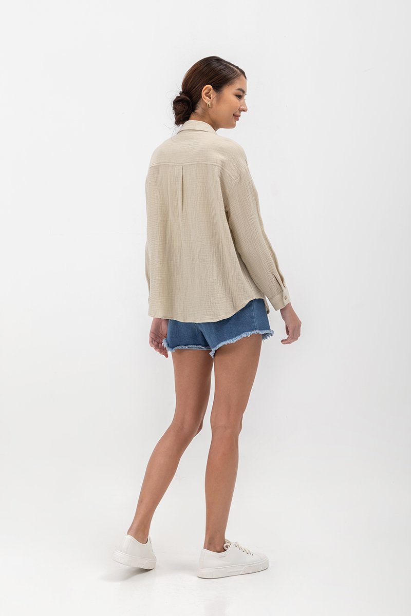 PALOMA BUTTONDOWN MUSLIN SHIRT