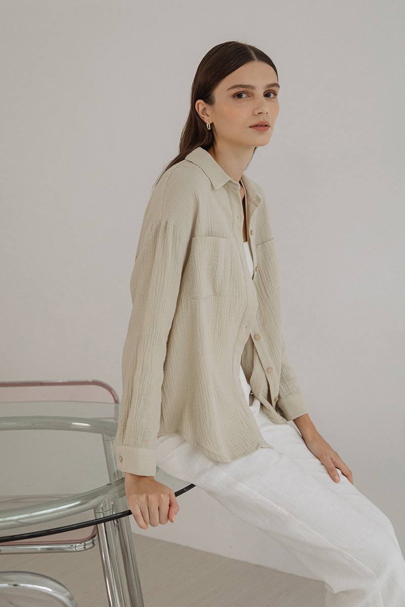 PALOMA BUTTONDOWN MUSLIN SHIRT