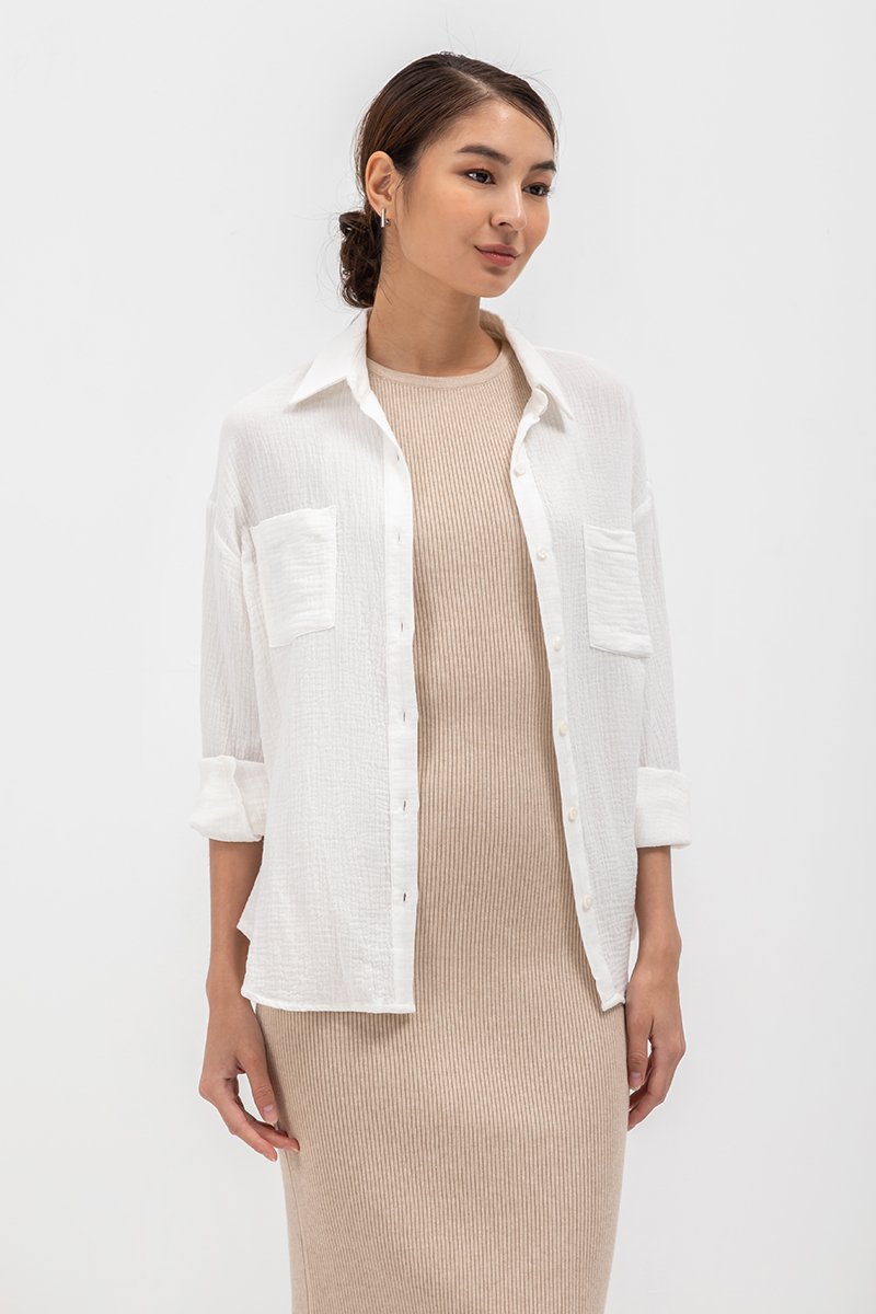 PALOMA BUTTONDOWN MUSLIN SHIRT