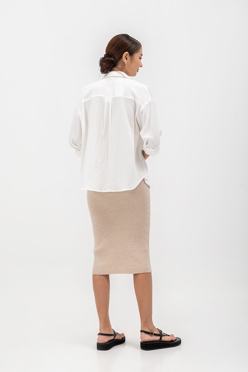 PALOMA BUTTONDOWN MUSLIN SHIRT