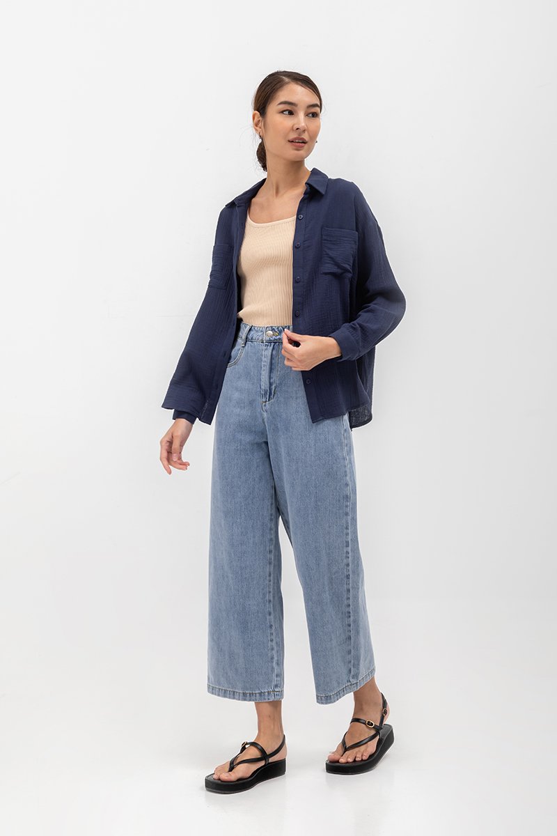 PALOMA BUTTONDOWN MUSLIN SHIRT