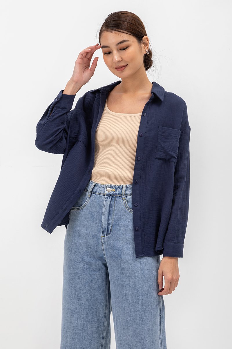 PALOMA BUTTONDOWN MUSLIN SHIRT