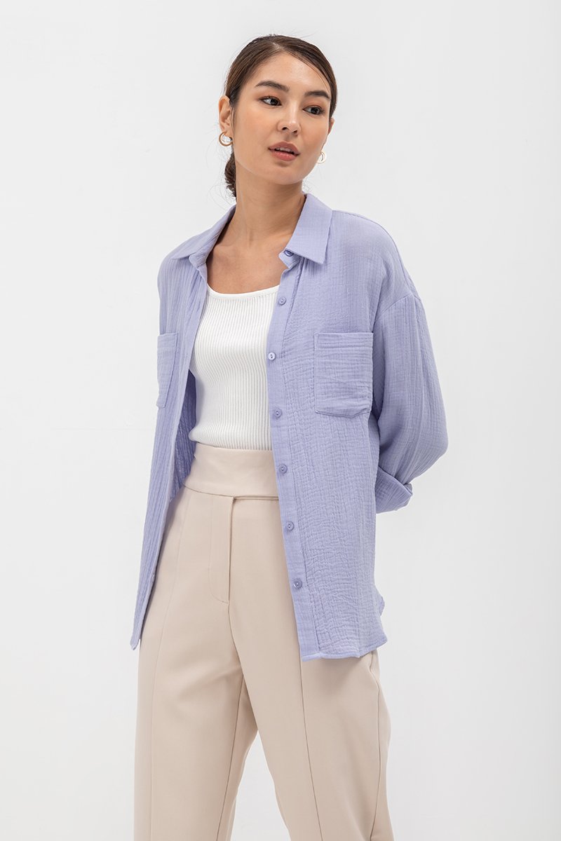 PALOMA BUTTONDOWN MUSLIN SHIRT
