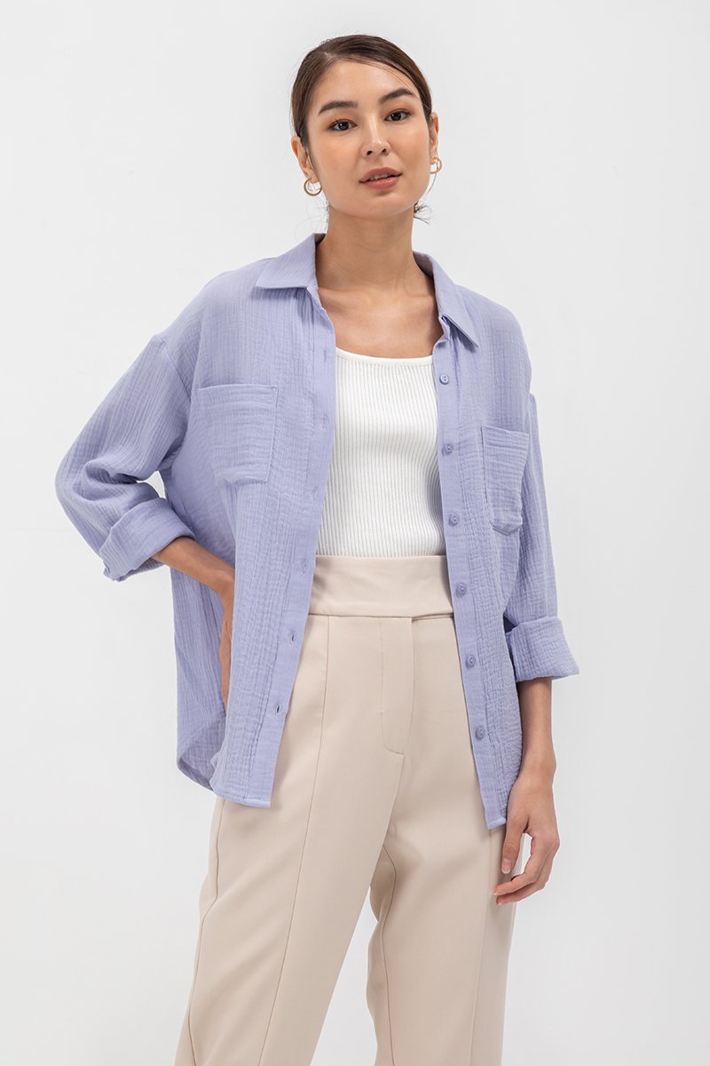 PALOMA BUTTONDOWN MUSLIN SHIRT