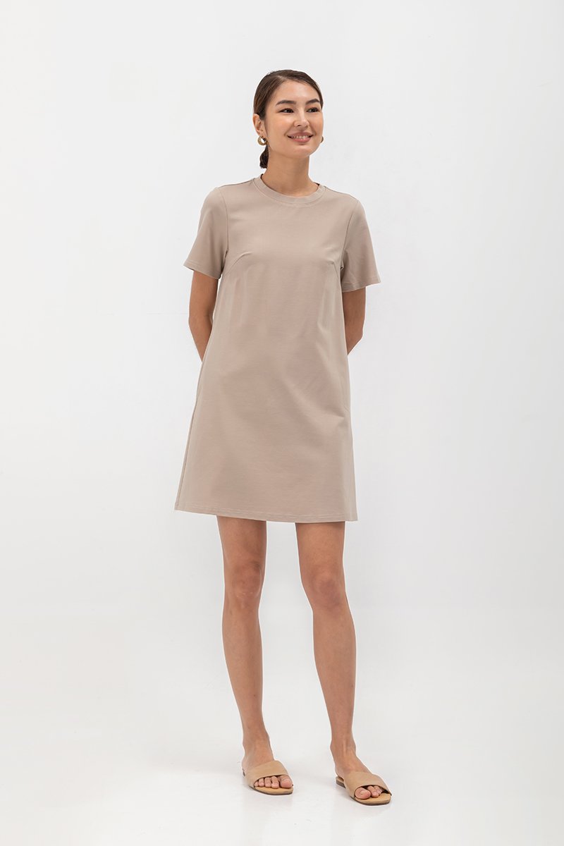ALEENA T SHIRT MINI DRESS