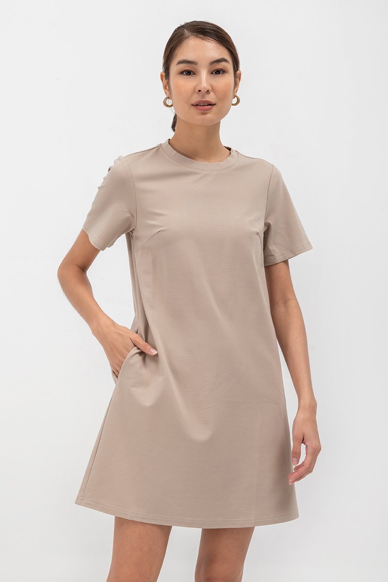 ALEENA T SHIRT MINI DRESS
