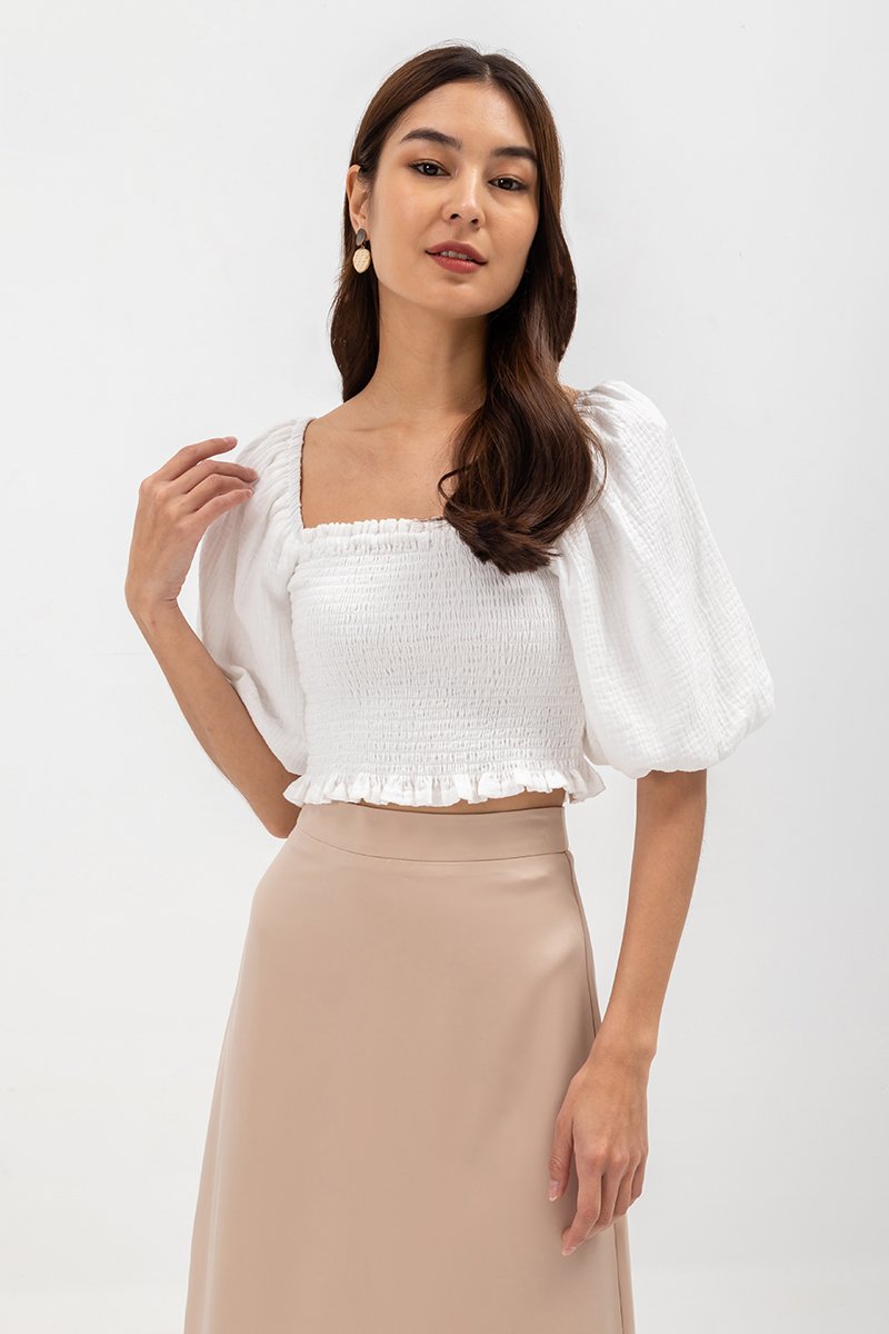ASTER SATIN SLIP MIDI SKIRT