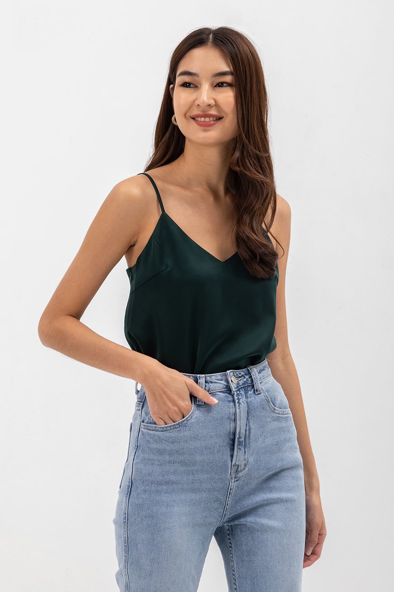 REMY SATIN CAMISOLE TOP