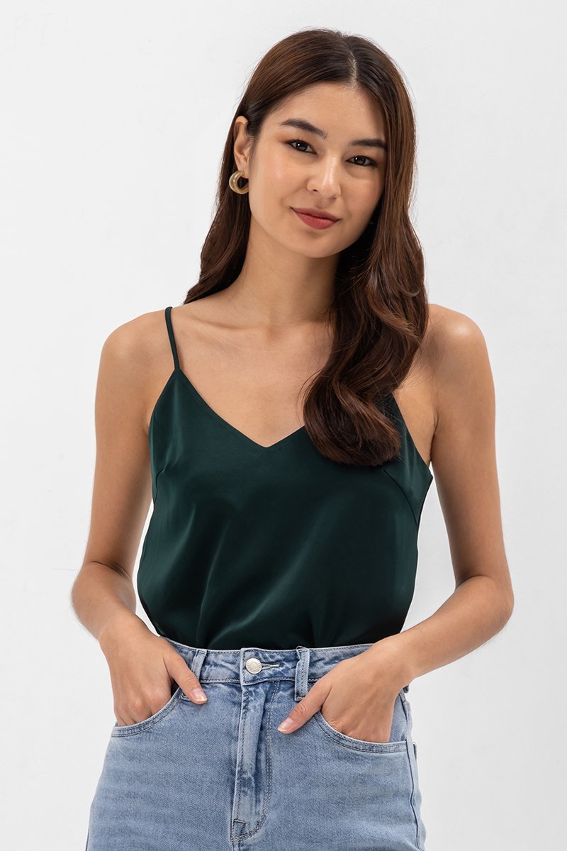REMY SATIN CAMISOLE TOP