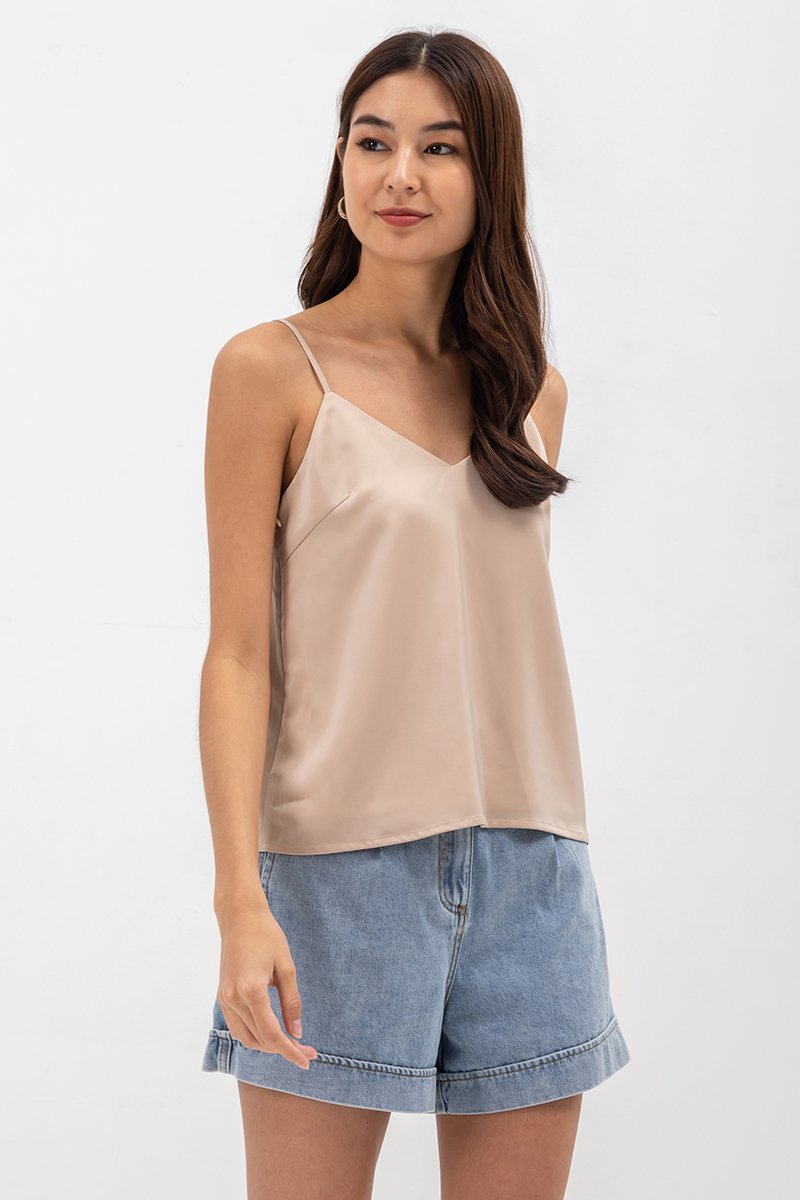 REMY SATIN CAMISOLE TOP