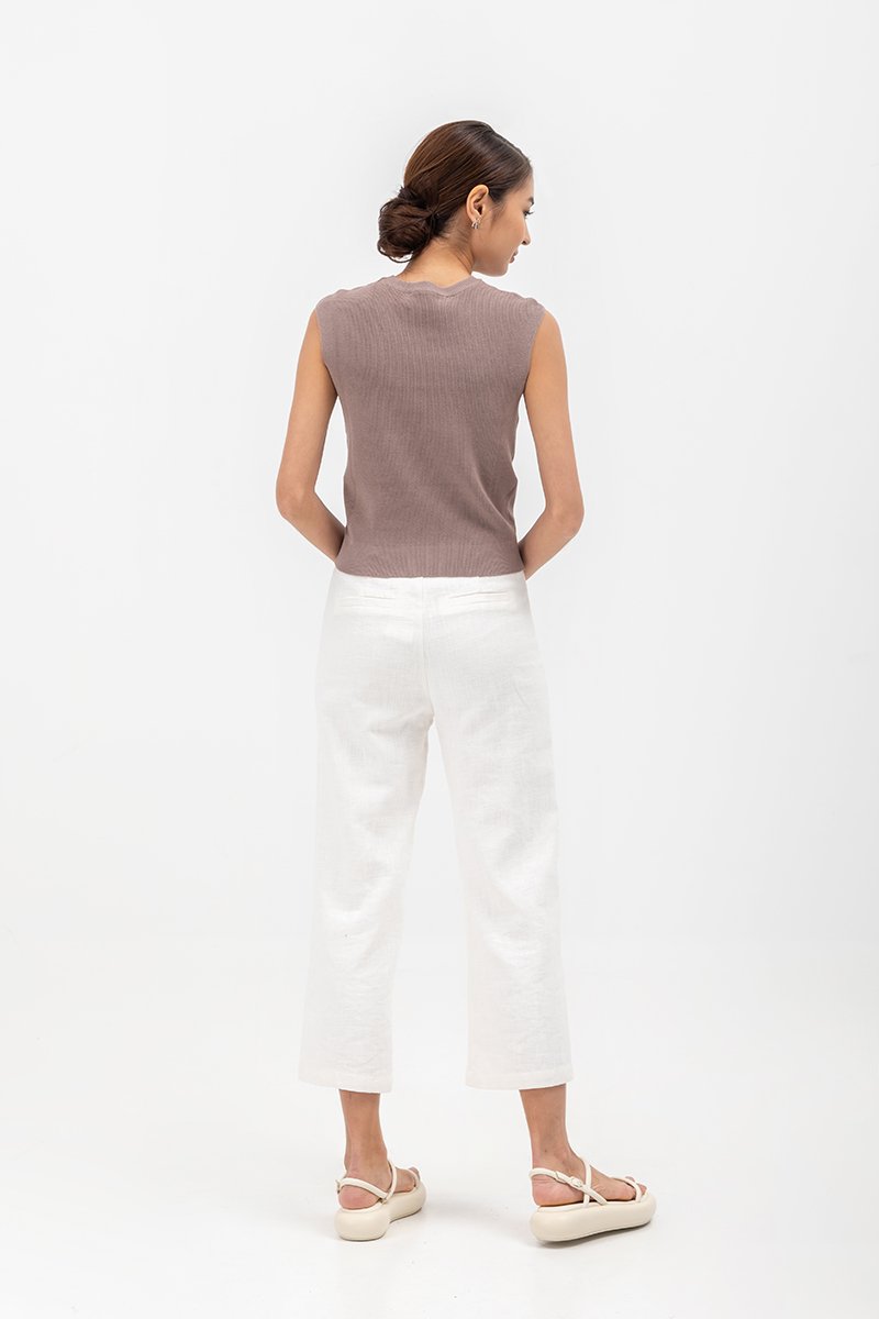 AMIE CAP SLEEVE KNIT TOP
