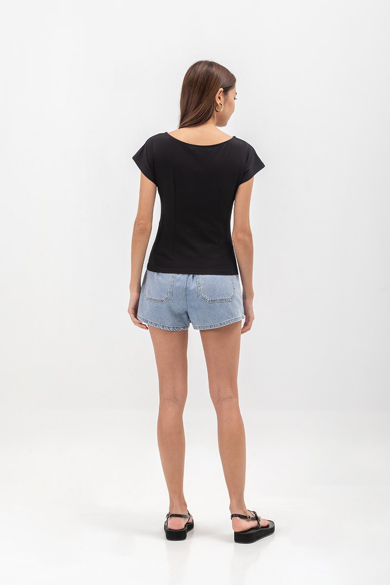 JESSE BOATNECK JERSEY TOP