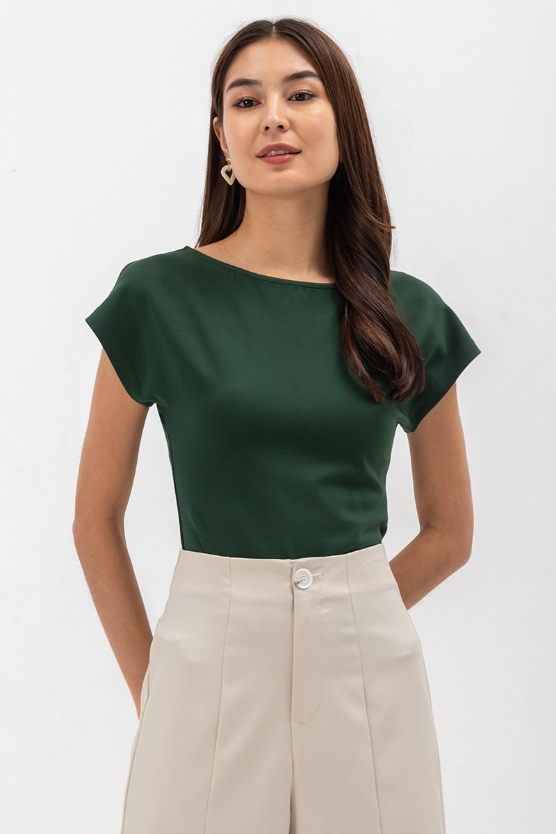 JESSE BOATNECK JERSEY TOP