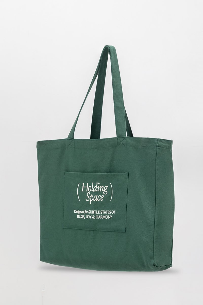 HOLDING SPACE TOTE BAG