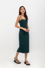 ESTELLE FITTED CAMISOLE MIDI DRESS