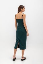 ESTELLE FITTED CAMISOLE MIDI DRESS