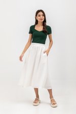 KERYEN SWEETHEART NECKLINE TOP