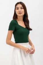 KERYEN SWEETHEART NECKLINE TOP