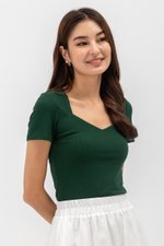 KERYEN SWEETHEART NECKLINE TOP