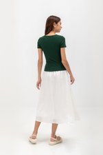 KERYEN SWEETHEART NECKLINE TOP