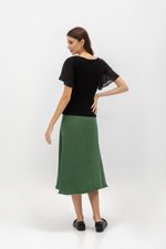 ERLINE FLUTTER SLEEVE KNIT TOP