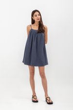 WYNTER MUSLIN CAMISOLE MINI DRESS W SASH