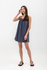 WYNTER MUSLIN CAMISOLE MINI DRESS W SASH