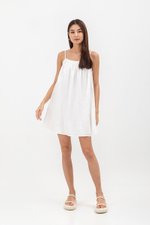 WYNTER MUSLIN CAMISOLE MINI DRESS W SASH