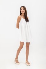 WYNTER MUSLIN CAMISOLE MINI DRESS W SASH