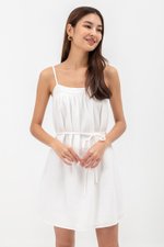 WYNTER MUSLIN CAMISOLE MINI DRESS W SASH