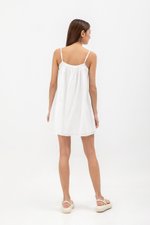 WYNTER MUSLIN CAMISOLE MINI DRESS W SASH