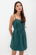 WYNTER MUSLIN CAMISOLE MINI DRESS W SASH