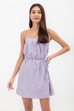 WYNTER MUSLIN CAMISOLE MINI DRESS W SASH