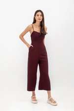 LINETTA PADDED SWEETHEART NECKLINE JUMPSUIT