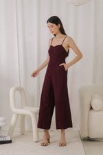 LINETTA PADDED SWEETHEART NECKLINE JUMPSUIT