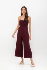 LINETTA PADDED SWEETHEART NECKLINE JUMPSUIT