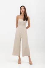 LINETTA PADDED SWEETHEART NECKLINE JUMPSUIT
