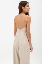 LINETTA PADDED SWEETHEART NECKLINE JUMPSUIT