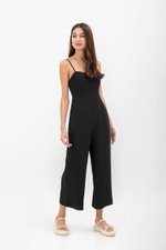 LINETTA PADDED SWEETHEART NECKLINE JUMPSUIT