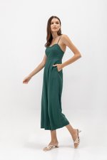LINETTA PADDED SWEETHEART NECKLINE JUMPSUIT