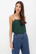 JAQUEL PLEATED CAMISOLE TOP