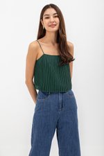 JAQUEL PLEATED CAMISOLE TOP
