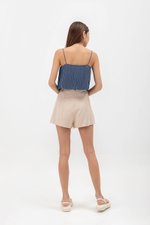 JAQUEL PLEATED CAMISOLE TOP